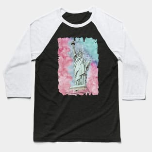 Statue of Liberty Baseball T-Shirt